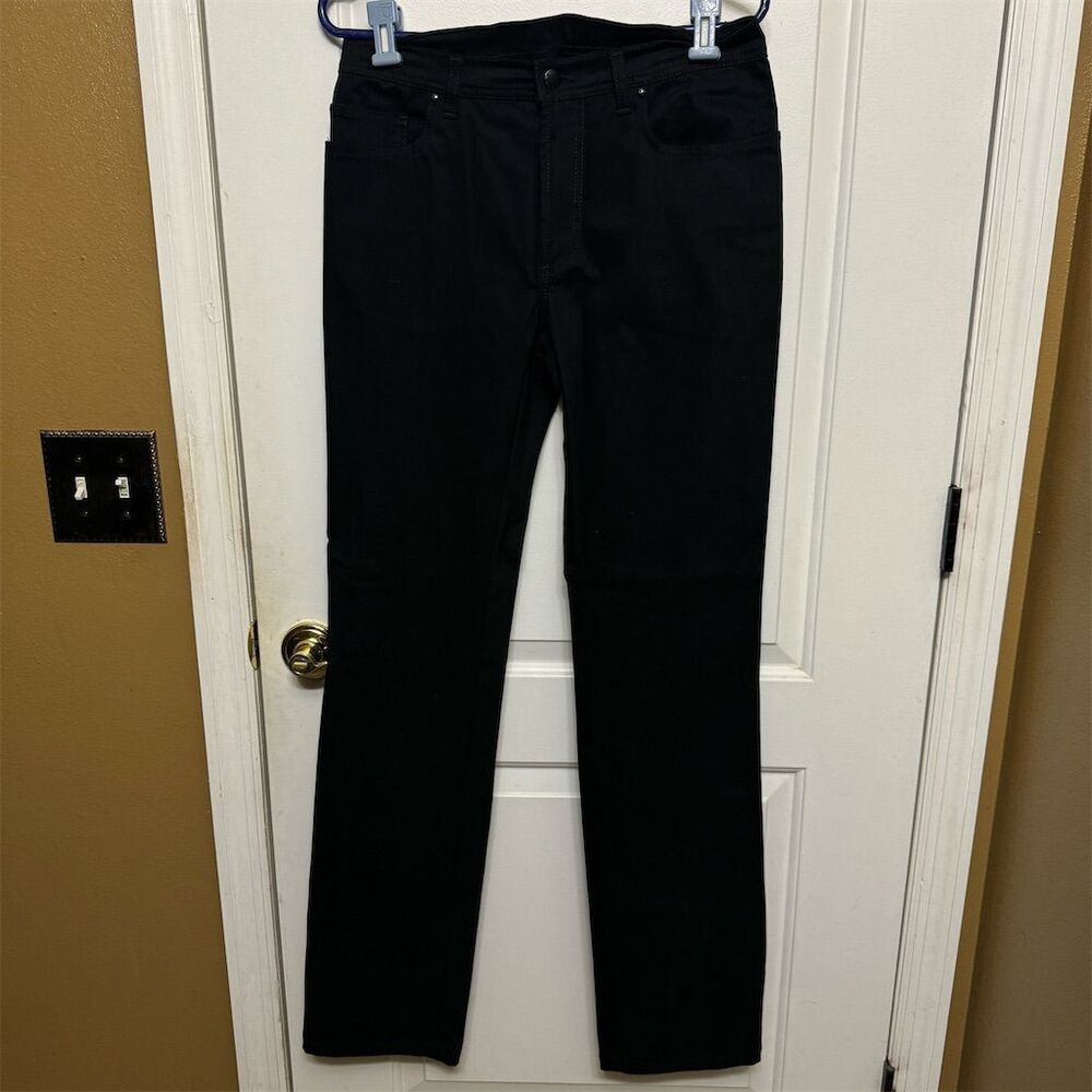 Versace Collection Men's Black Straight Jeans Size 32 NWT